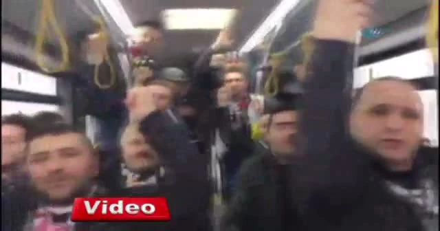 Beşiktaş taraftarı stada böyle gitti