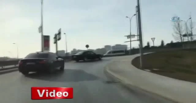 Bu da yabancı plakalı trafik magandası