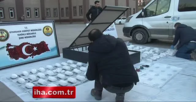 Diyarbakır’da 80 kilo PETN tipi patlayıcı ele geçirildi