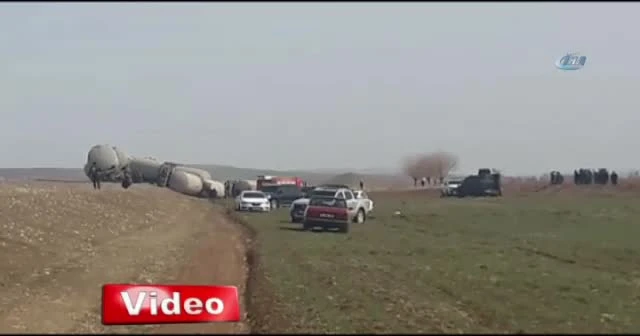 Diyarbakır'da trenin geçişi esnasında patlama