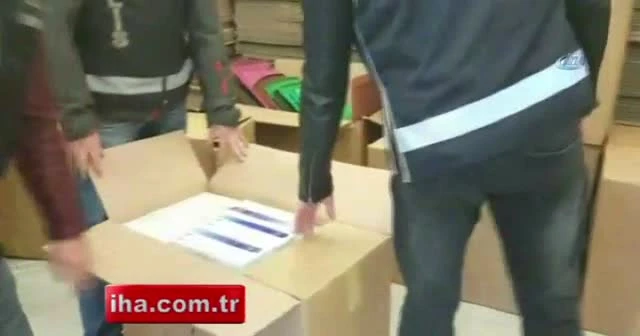 Esenler’de kaçak sigara operasyonu