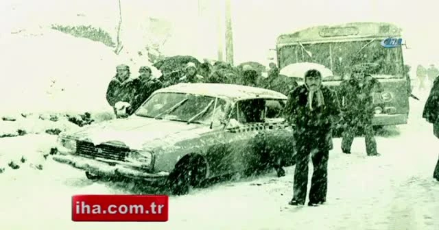 İstanbul'da eski kış manzaraları
