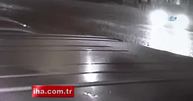 Muğla'da spin atan otomobilin kamera görüntüleri ortaya çıktı