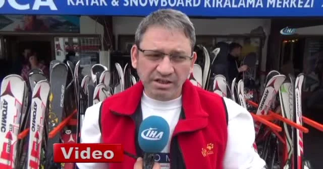 Uludağ’da kar çok kayan yok