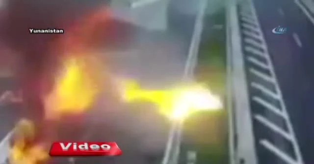 Yunanistan’da korkunç kaza!