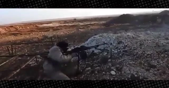 El Bab'da terörist kendi ölümünü çekti!