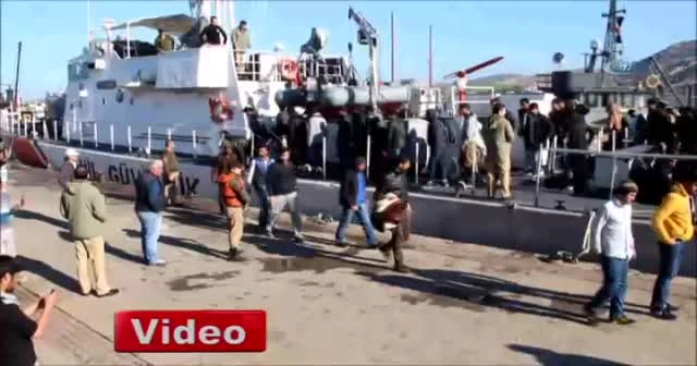 Foça'da, 115 Suriyeli göçmen yakalandı