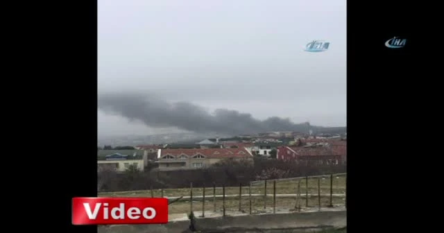 İstanbul'da yangın söndürme helikopteri düştü