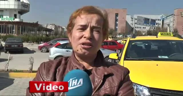 Kadın taksi şoförü erkeklere taş çıkartıyor