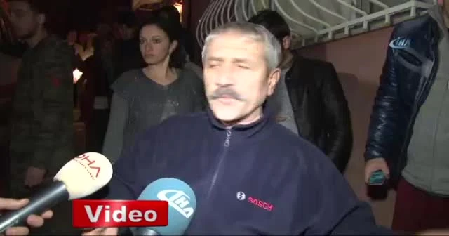 Kaldırımda inşaat demirine takılıp bina boşluğuna düştü