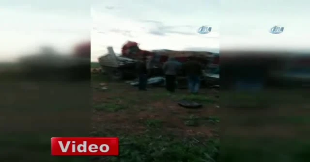 Nusaybin'de iki tır kafa kafaya çarpıştı: 2 ölü
