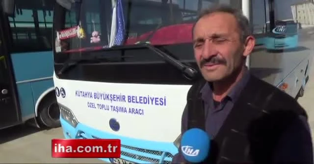Otobüs şoförü, Kütahya'yı 'büyükşehir' ilan etti