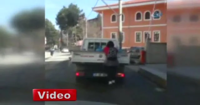 Patenli kızdan tehlikeli yolculuk