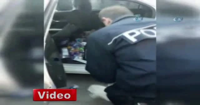 Polisler silahını ateşledi, operasyon anları kamerada