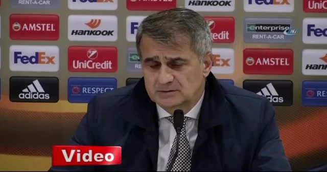 Şenol Güneş: 'Hiçbir şeyin garantisi yok'