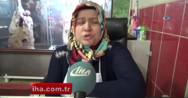 Siirt’in ilk kadın kasabı erkeklere taş çıkarıyor