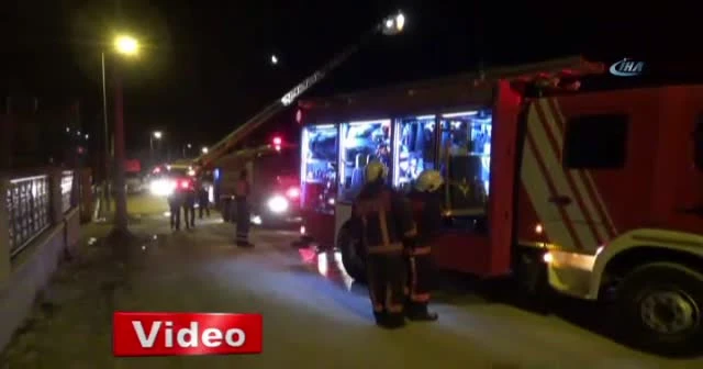 Silivri'de fabrika yangını