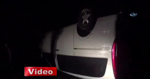 Takla atan minibüsten kese dolusu altın çıktı