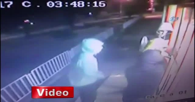 Televizyon hırsızları kamerada