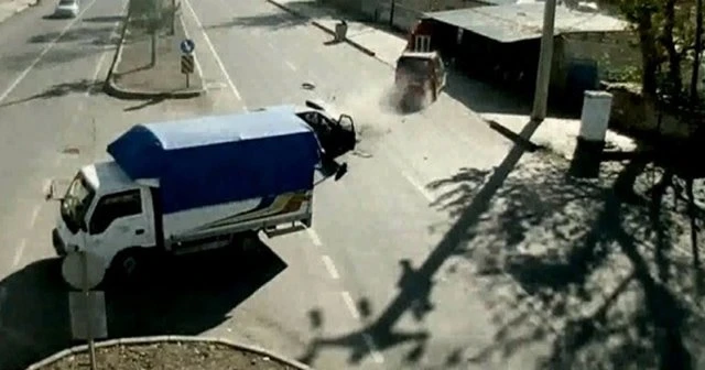Yürekleri ağza getiren kazalar kamerada