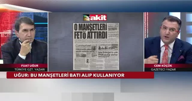 ''Cumhuriyet gazetesi FETÖ'nün ve PKK'nın gazetesidir''
