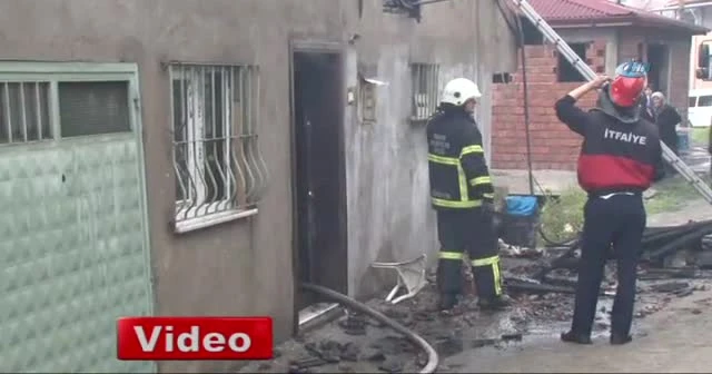 Alevler arasında uyanınca, 5 metreden yükseklikten aşağıya atladı