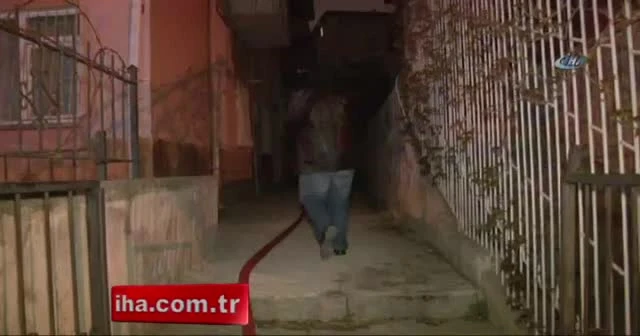 Başkent’te gece yarısı korkutan yangın