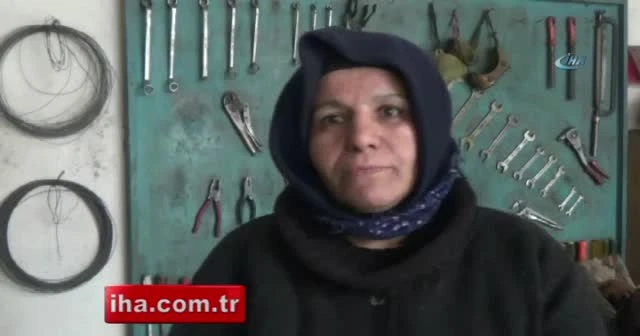 Evde eşi, tamirhanede çırağı