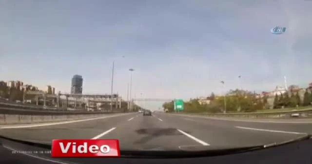 FSM çıkışında feci kaza kamerada