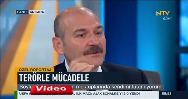 İçişleri Bakanı Süleyman Soylu'nun gözyaşları