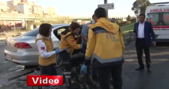 İstanbul'da trafik kazası : 3 yaralı