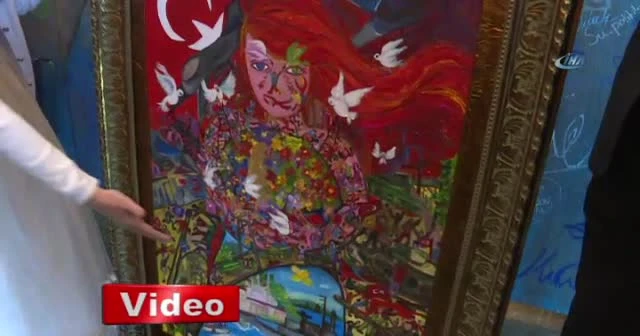 Küçük Dilara'dan Cumhurbaşkanı Erdoğan’a anlamlı hediye