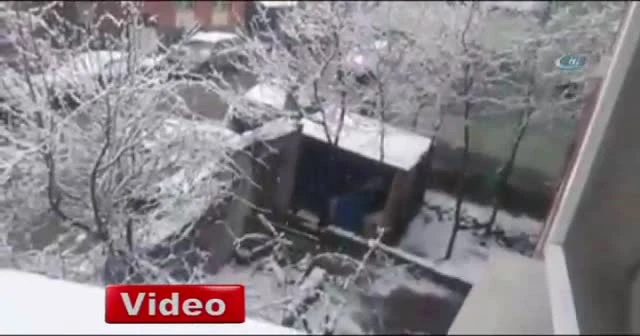 Nisan ayında kar sürprizi!