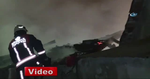 Sarıyer’de gecekondu yangını yaşlı çifti ayırdı