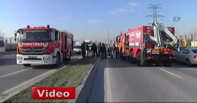 Yaralı sürücüye bagajdan girerek müdahale ettiler