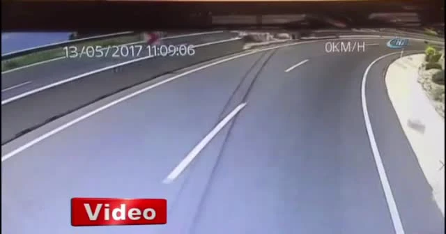 24 kişinin öldüğü kaza anı böyle görüntülendi