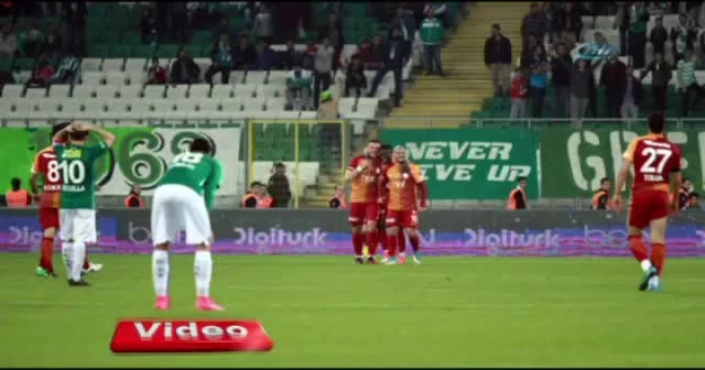 Bursaspor Galatasaray maçı foto özet