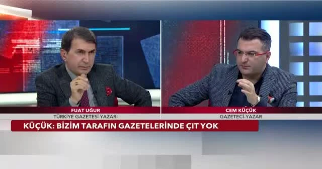 Cem Küçük: Bizim tarafın gazetelerinde çıt yok