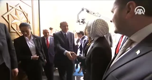 Cumhurbaşkanı Erdoğan AK Parti Genel Merkezinde