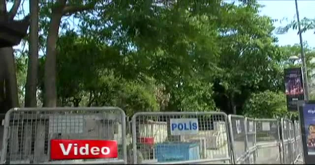 Gezi Parkı çevresinde güvenlik önlemleri