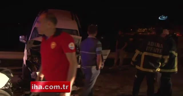 İki araç 80 kilometre hızla kafa kafaya çarpıştı: 4 yaralı