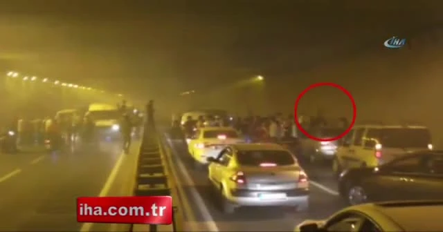 İstanbul’da asker uğurlama terörü kamerada