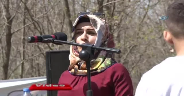 Kadın işçilerin 1 Mayıs pikniği havadan görüntülendi