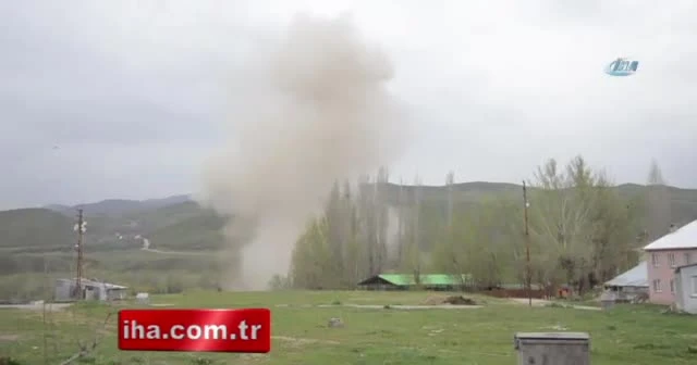 Ovacık'ta yola tuzaklanan patlayıcı imha edildi