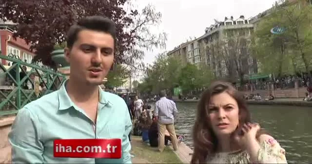 Suriyeli çocuğun Porsuk Çayı'na düşme anı kamerada