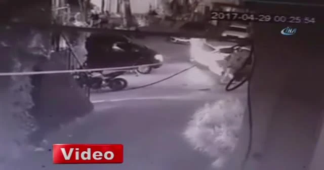 Üsküdar'da kanlı biten trafik tartışması kamerada