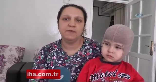 Üzerine kaynar yemek dökülen minik Miray’ın yardım çığlığı