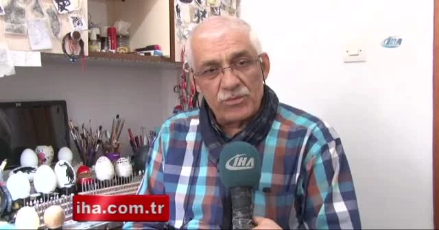 Yumurtanın içine dünyayı sığdırıyor