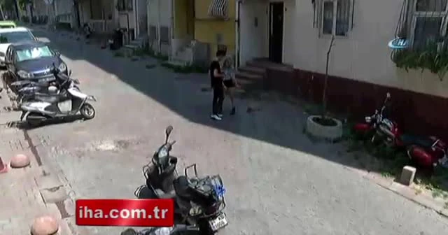 10 Bin liralık motosikletin çalınma anı kamerada