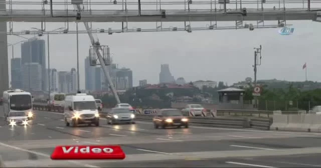 15 Temmuz Şehitler Köprüsü'nde serbest geçiş başladı